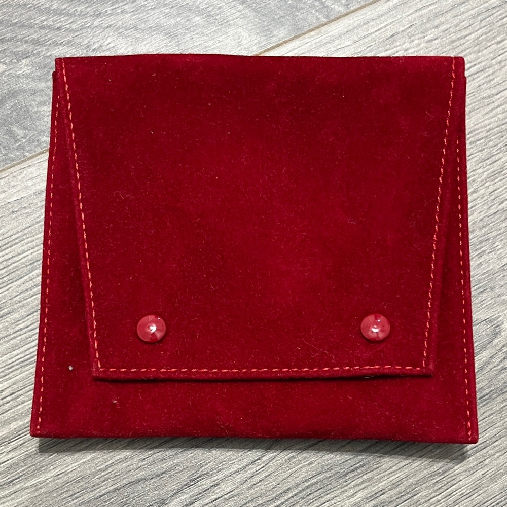 Cartier Luxurious Red Suede Holder